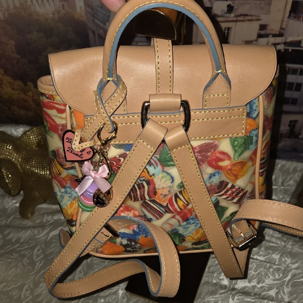 Dooney & Bourke Candy Backpack Rare - Picture 5 of 11